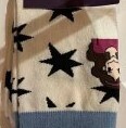 [S] YSW STAR PRINT SOCKS,BEIGE, 8809190122699 (SYW160)
