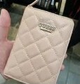 [S] GUESS QUILTED ZIP PASSPORT CASE,BLUSH, 885503054855 (SGU341)