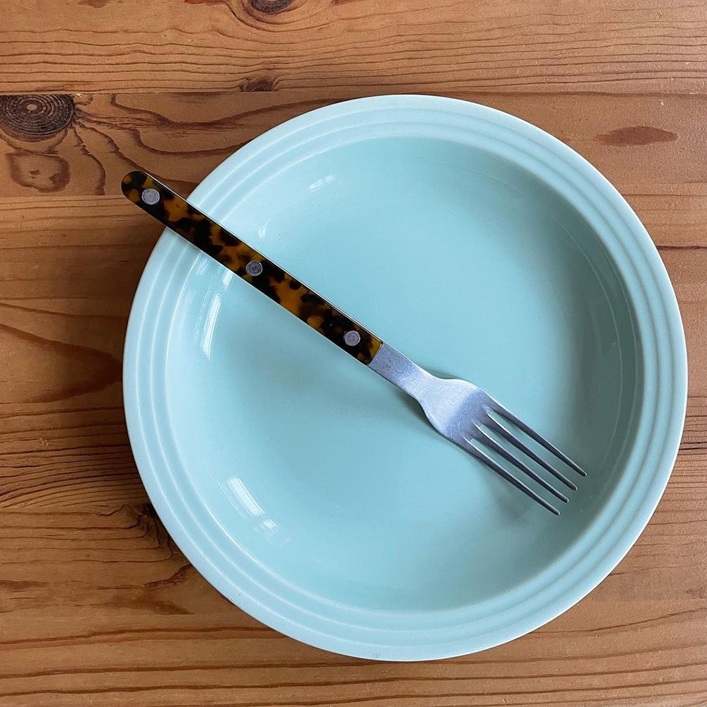 SABRE | Bistrot 復古酒館鈕扣系列 | 沙拉叉 | 霧面 | 玳瑁