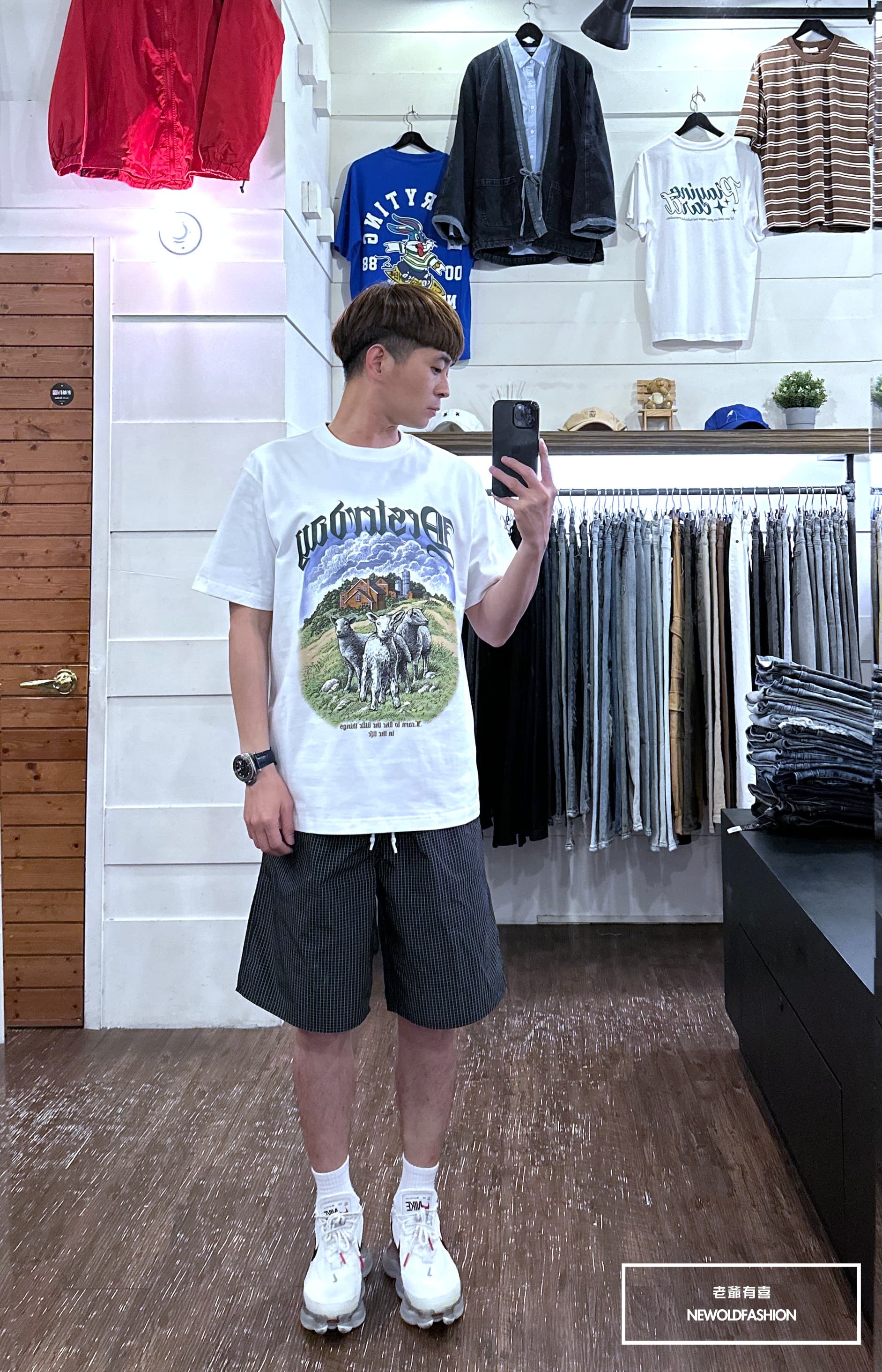 『新品上市』重磅羊群短T(NOF23032519)-白