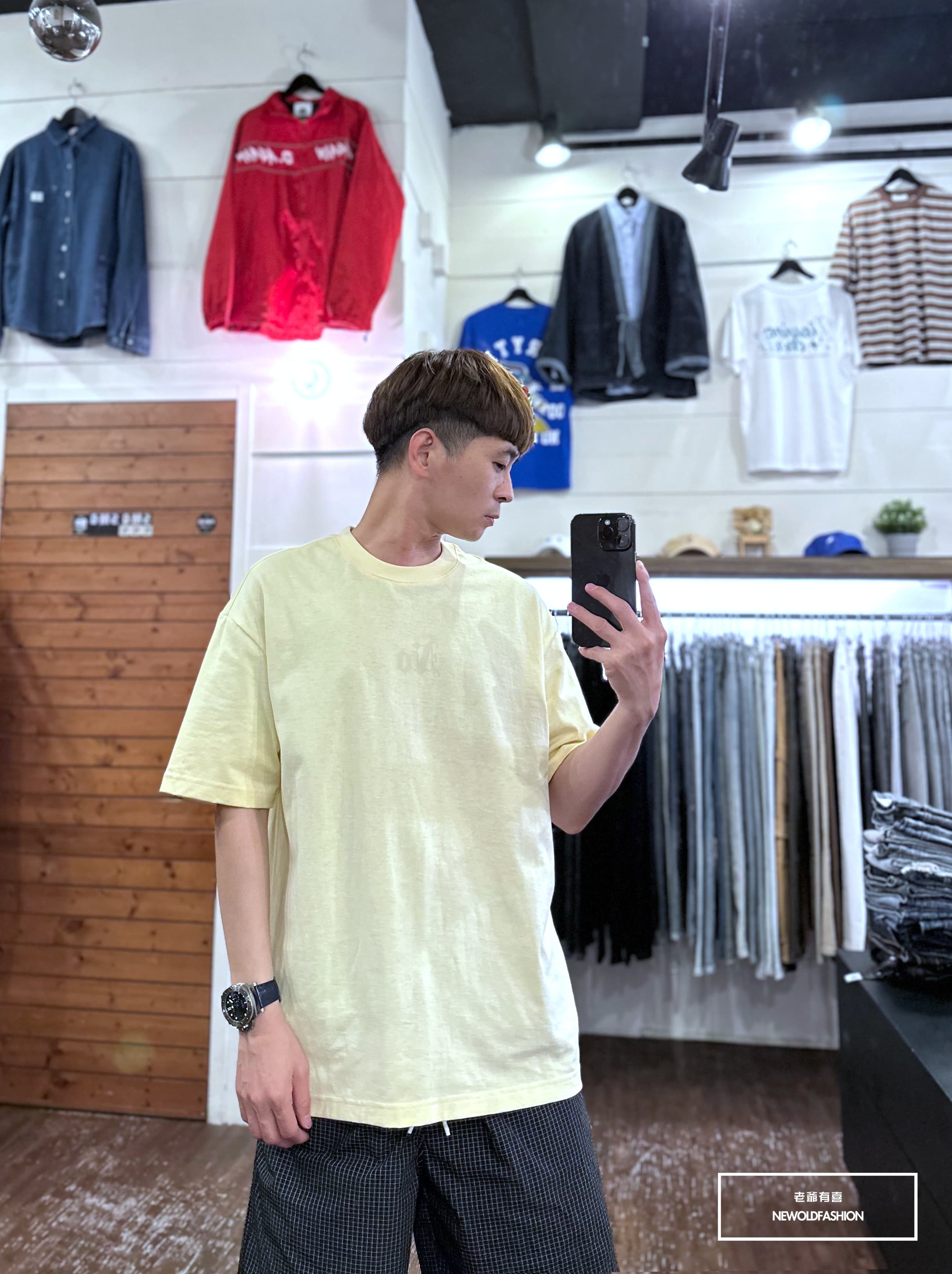 『新品上市』重磅NO羅馬字短T(NOF23032503)-米