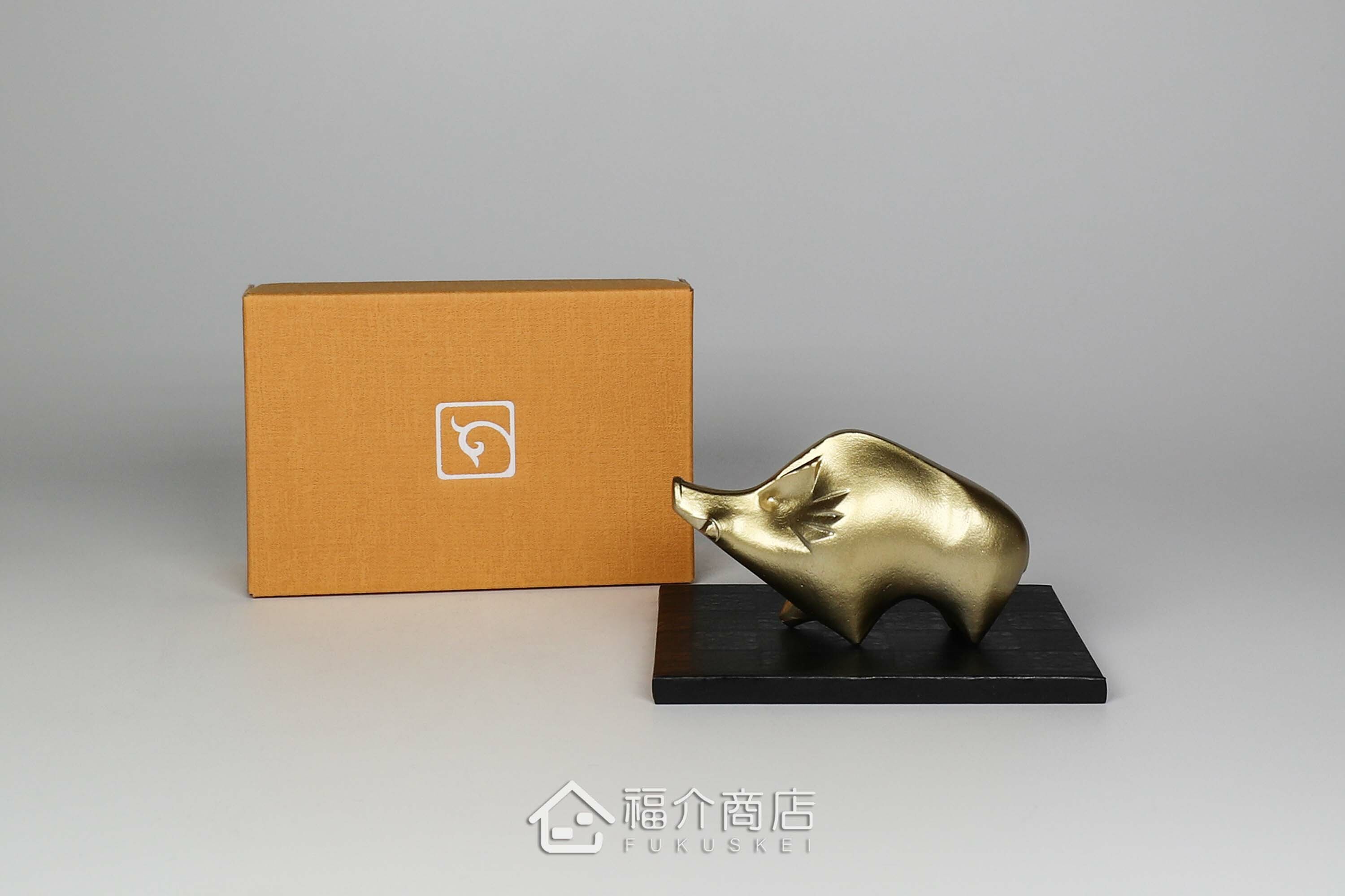 日本十二生肖豬吉祥擺飾