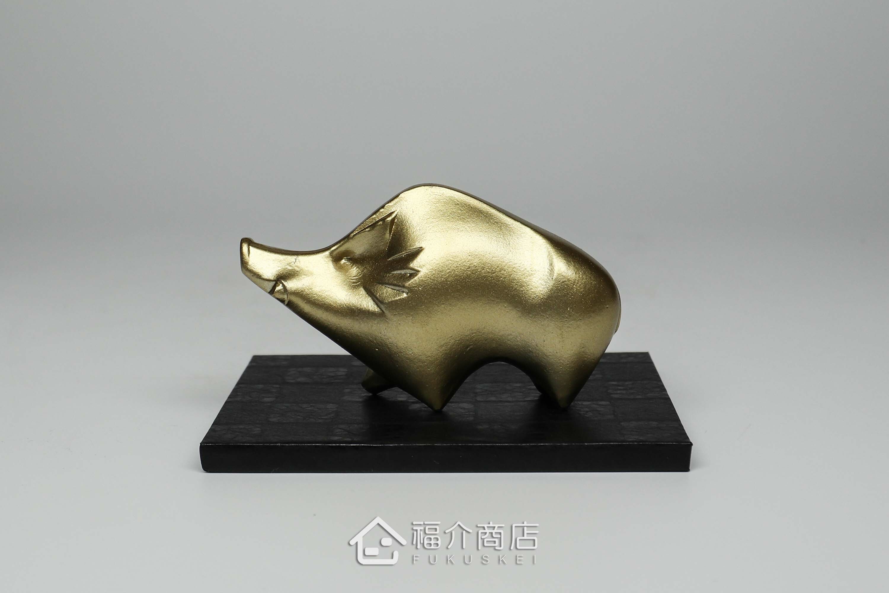 日本十二生肖豬吉祥擺飾