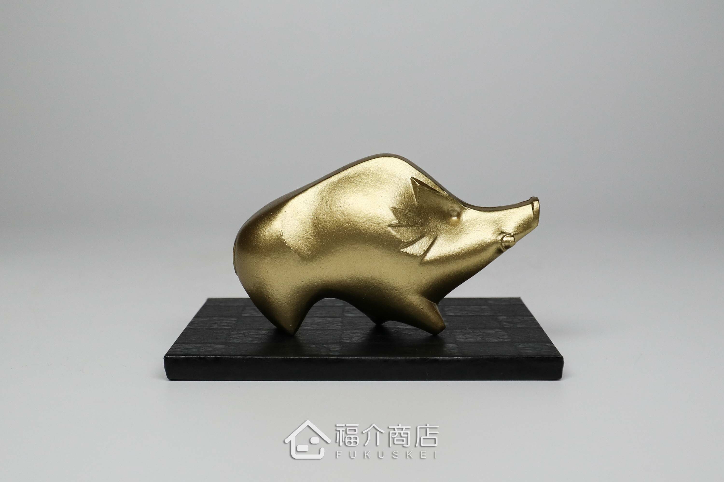 日本十二生肖豬吉祥擺飾