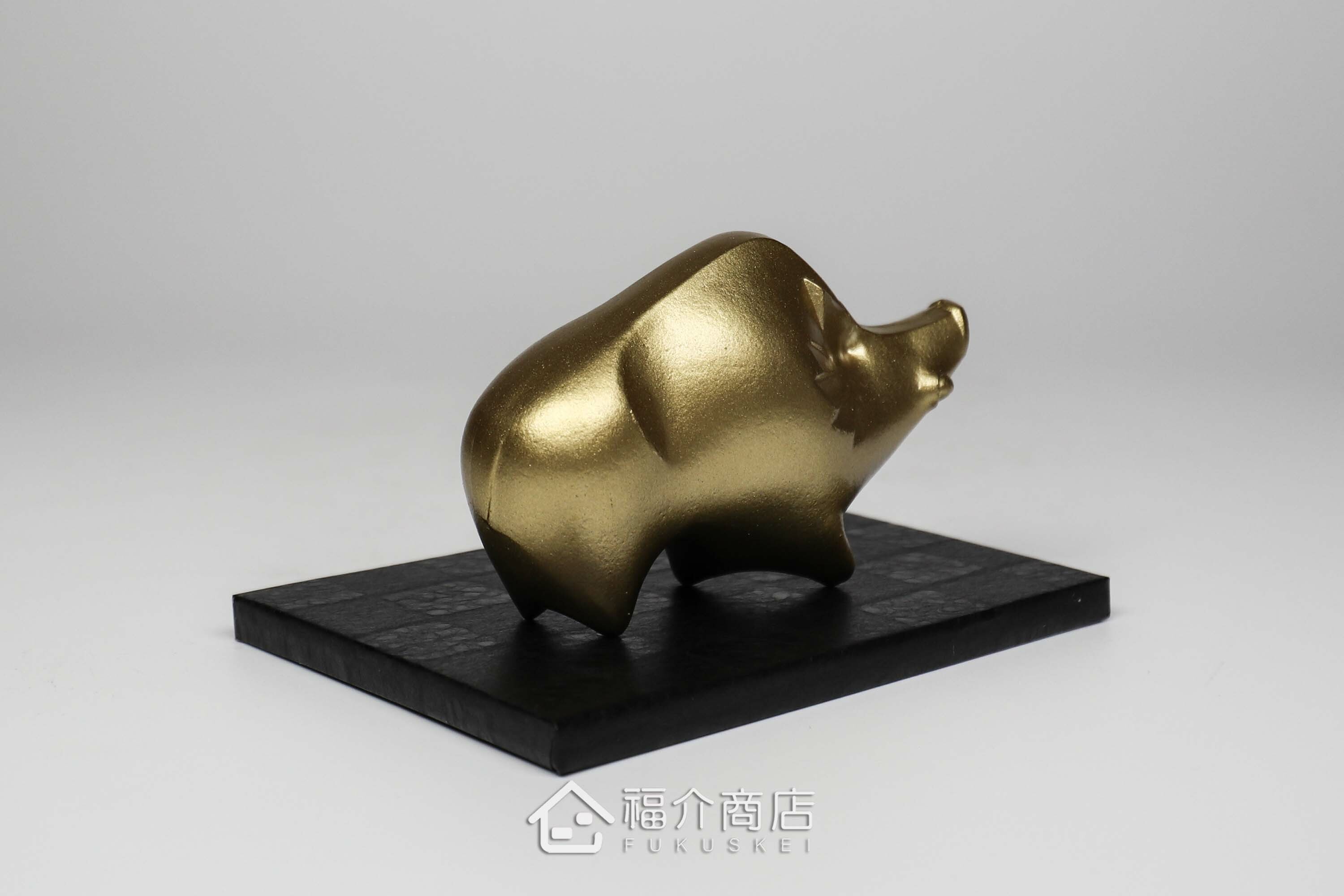 日本十二生肖豬吉祥擺飾