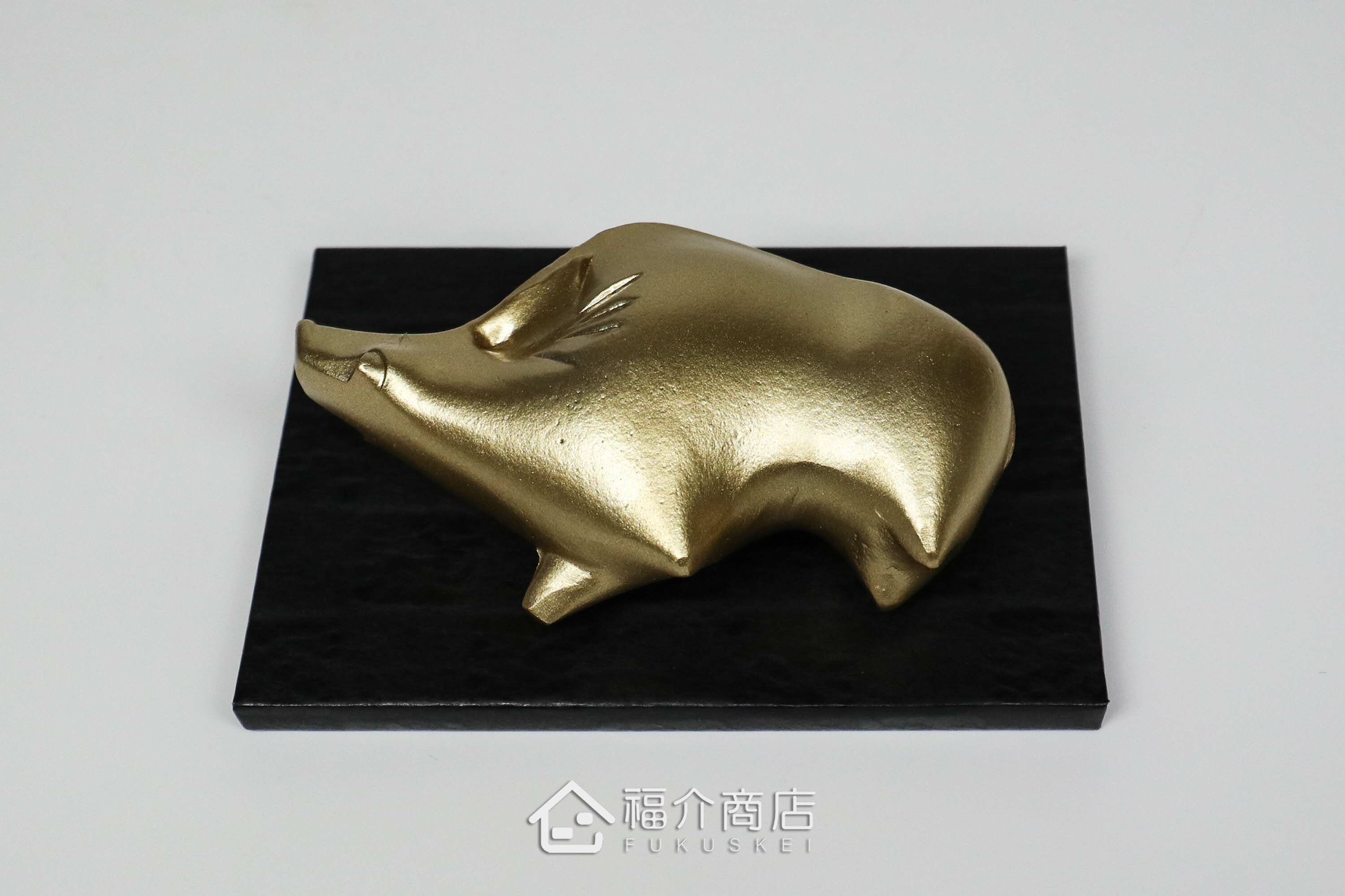 日本十二生肖豬吉祥擺飾