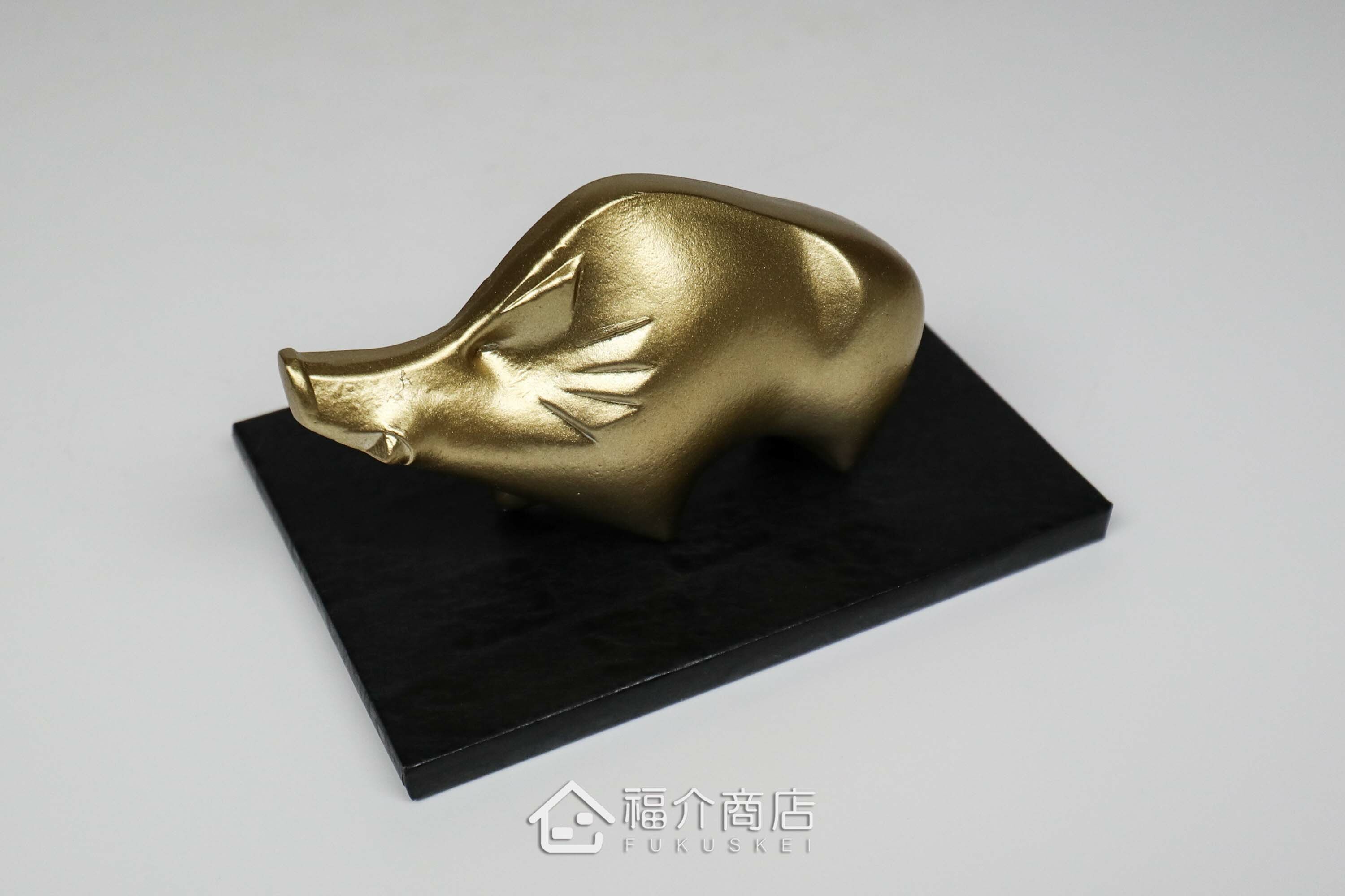 日本十二生肖豬吉祥擺飾