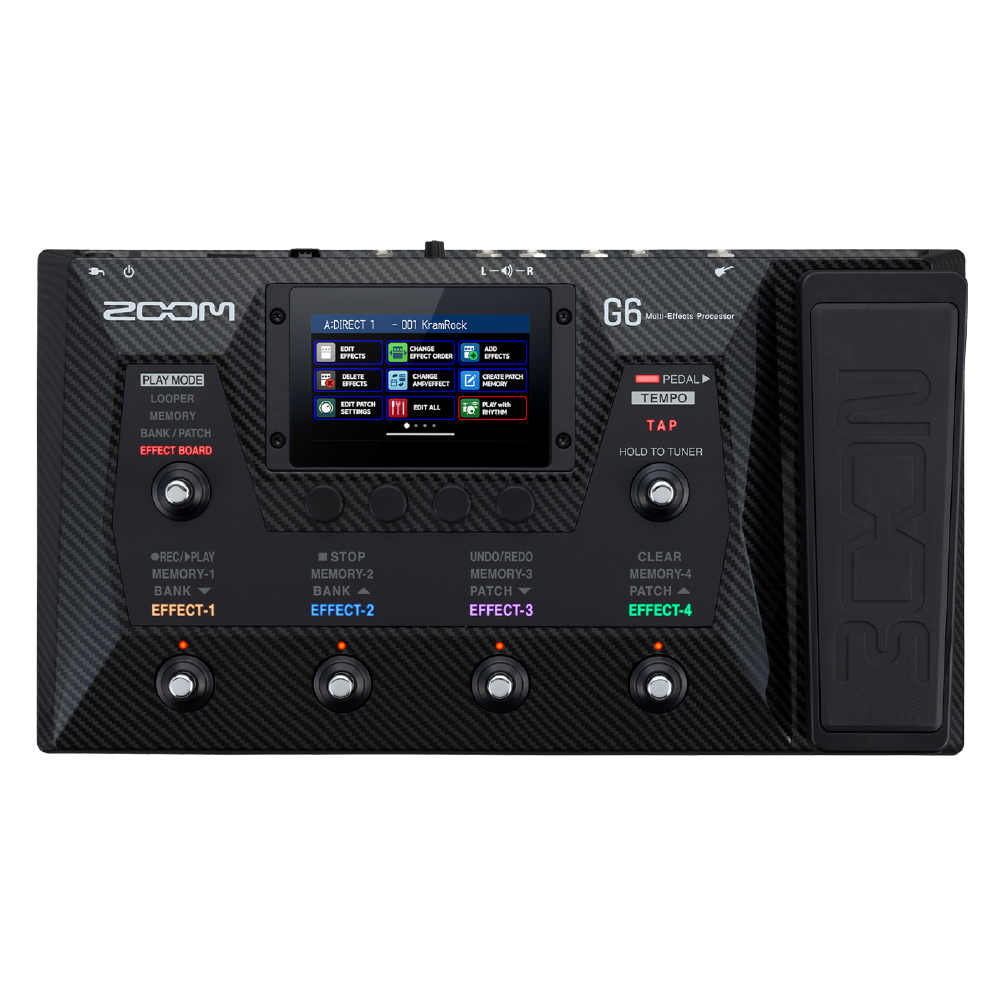 (預購中)Zoom (預購中)Zoom / G6 吉他綜合效果器 — 三峽吉他 / Bass｜YA! 玩音樂