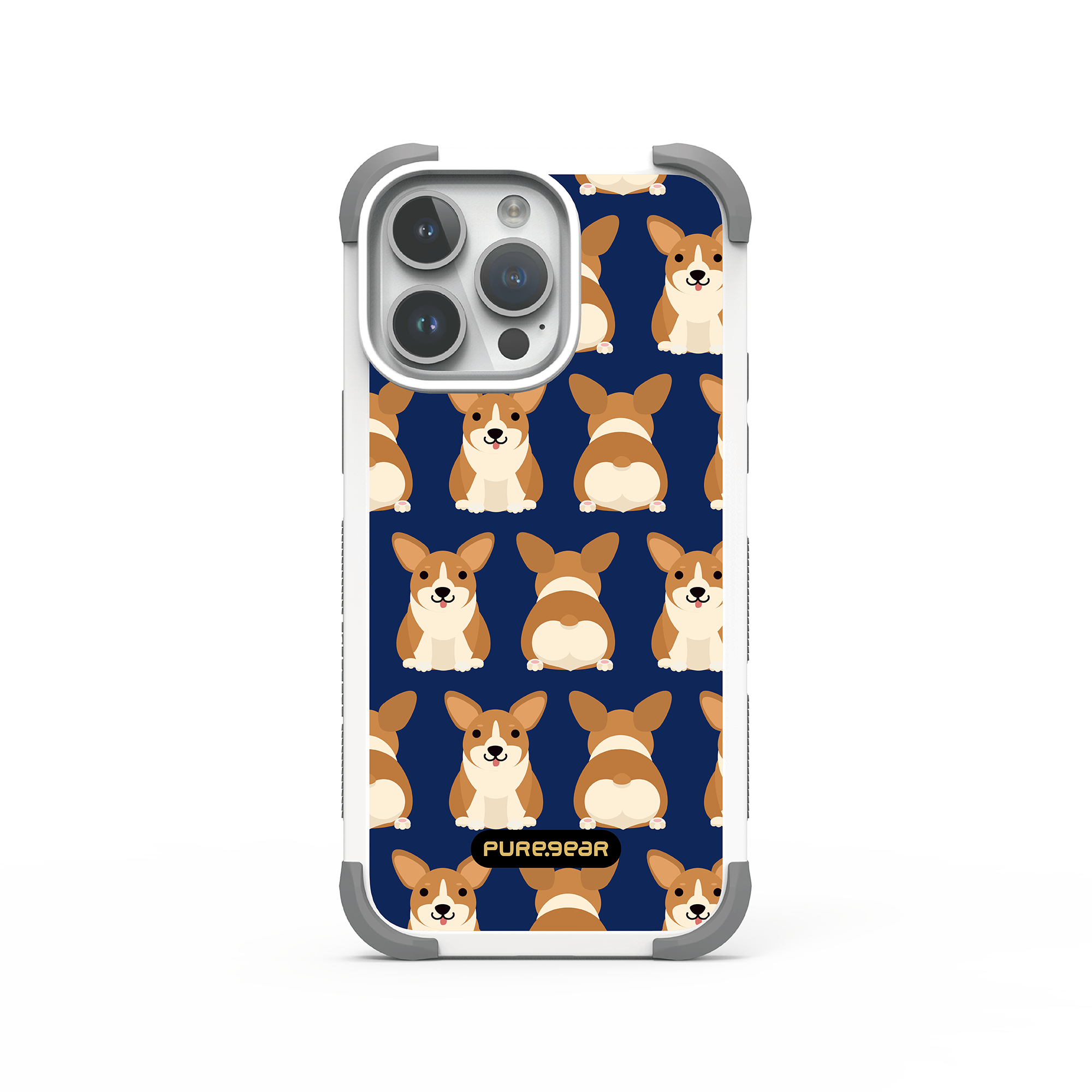 iPhone 坦克軍規防摔手機殼 / 屁屁柯基 (呆貓萌狗)