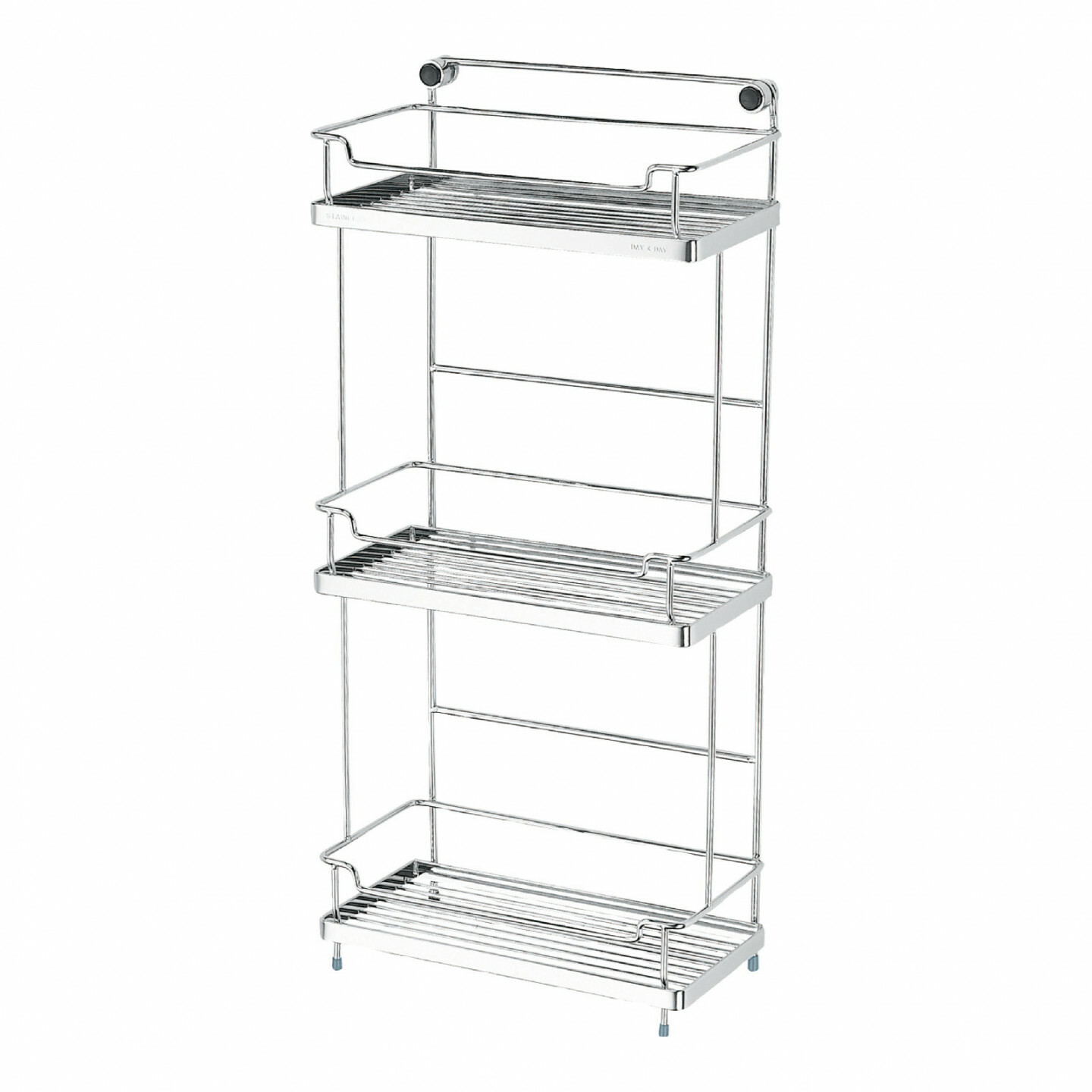 日日商 衛浴系列-三層置物架(掛、放兩用) ST2296S-3H