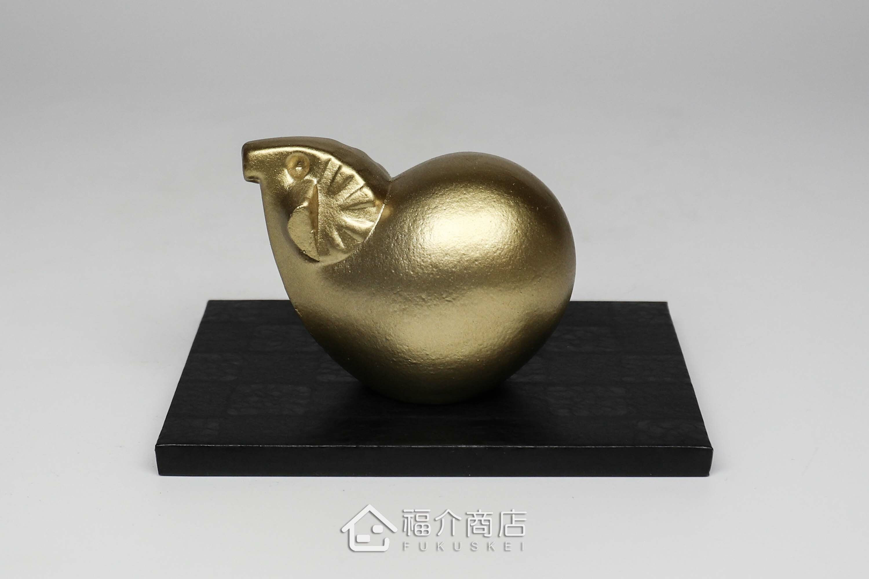 金色的十二生肖羊吉祥擺飾