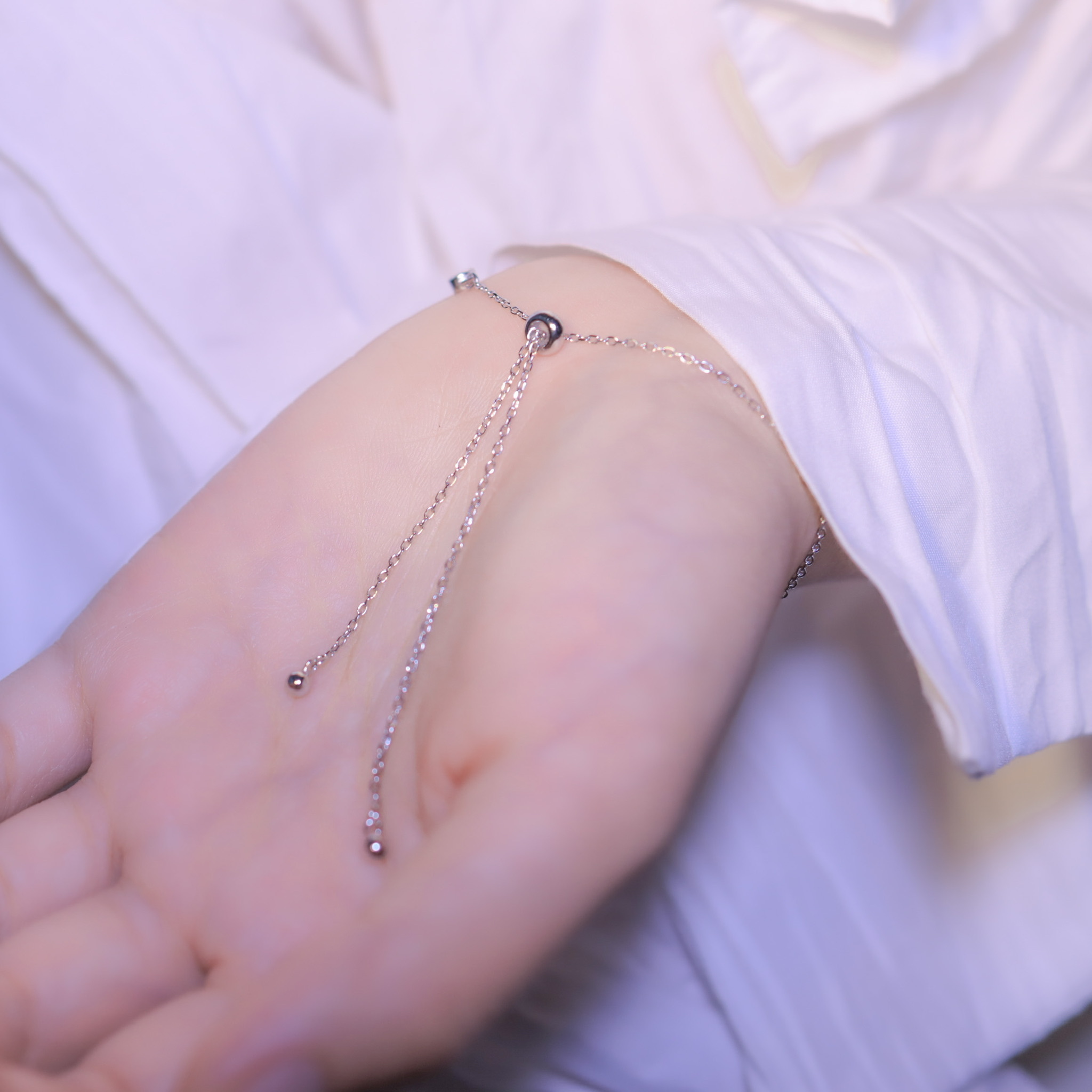 | 925純銀・ 白金 | 愛你手鏈 | BR0844 |