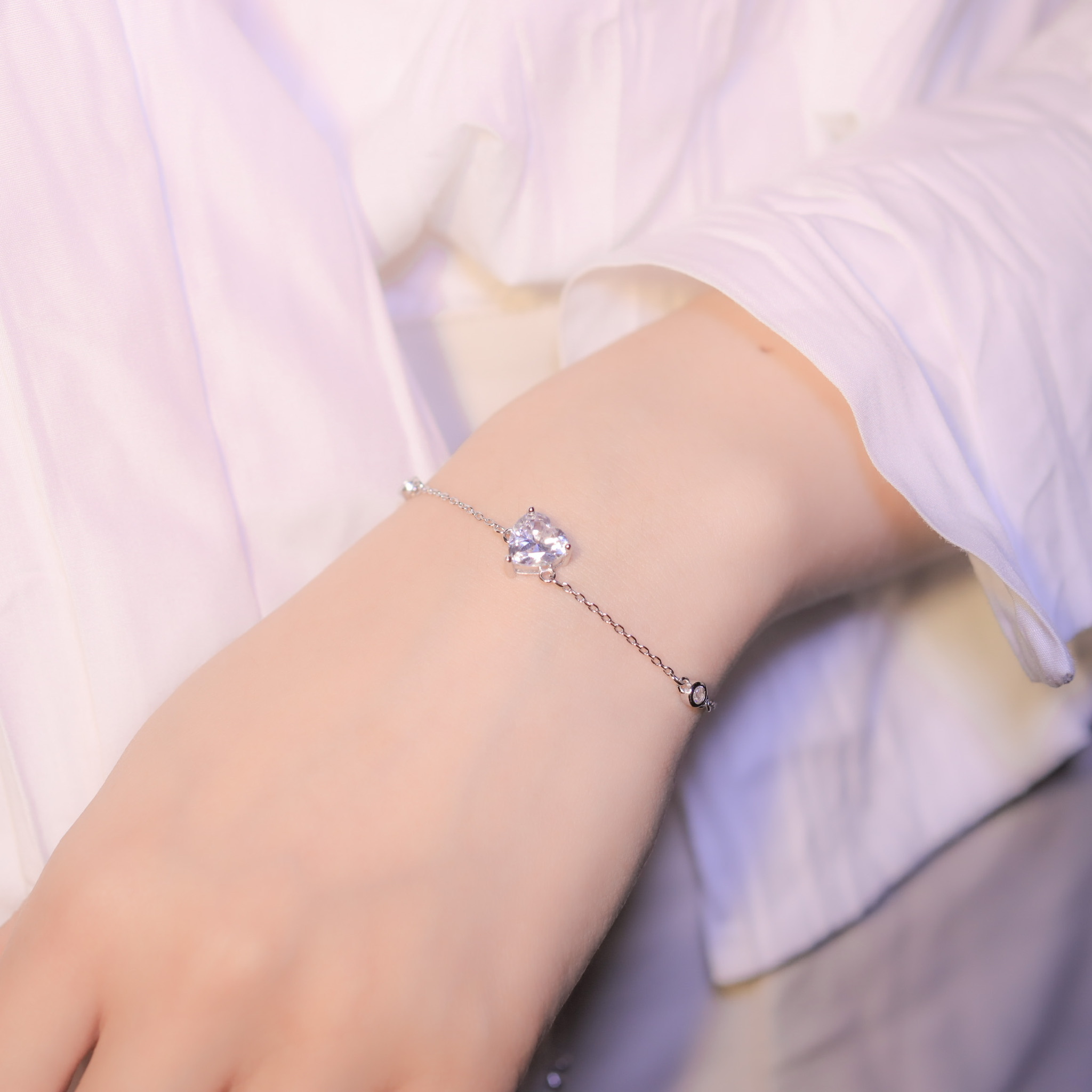 | 925純銀・ 白金 | 愛你手鏈 | BR0844 |