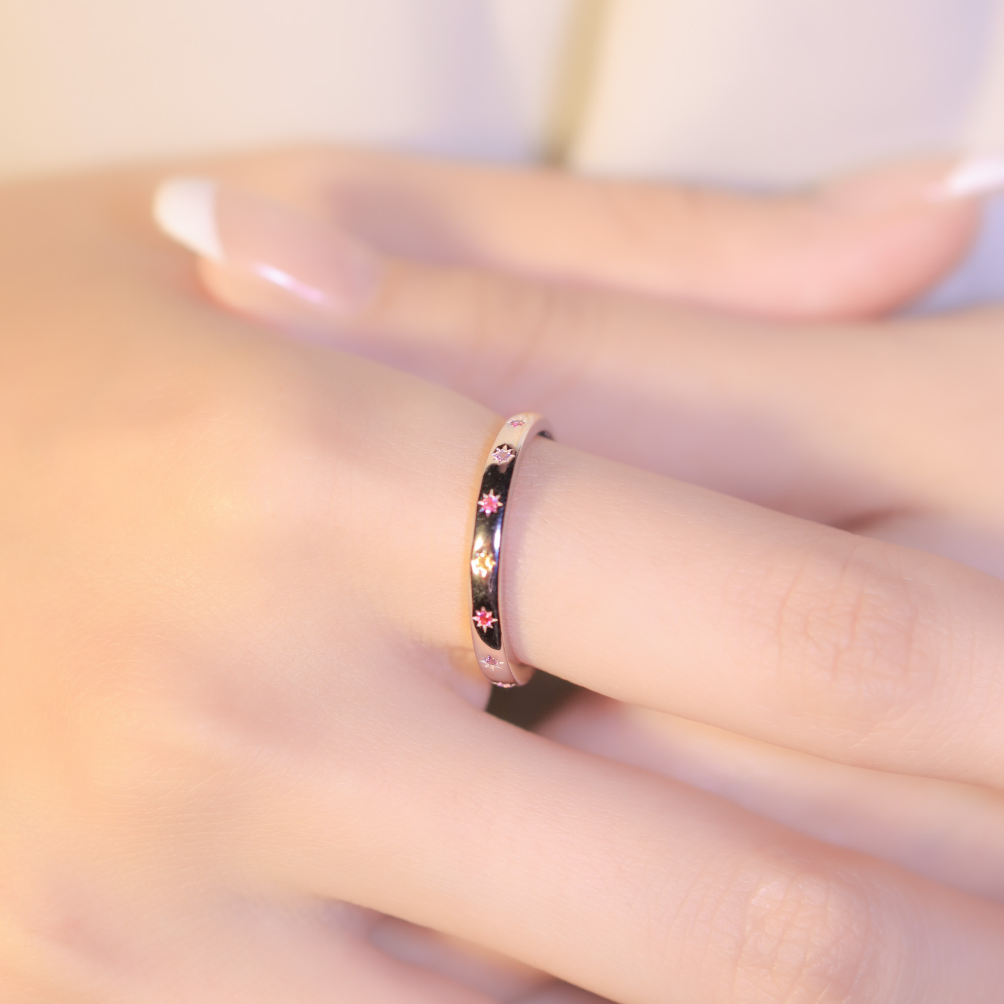 | 925純銀・白金 | 彩繪星宿戒指 | RI0520 |