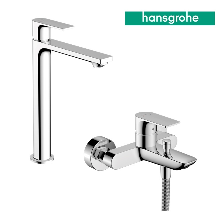 hansgrohe Rebris E 72591, -000 + 72450, -000 Tall Mixer Set