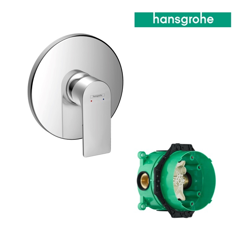 hansgrohe Rebris E 72668, -000 + 01800, -180 Single lever shower mixer for concealed installation - GA Approval
