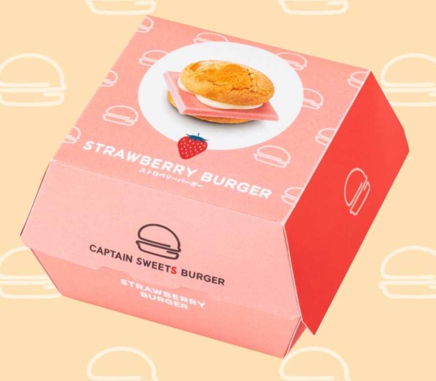 Captain Sweets Burger 士多啤梨味 3件裝