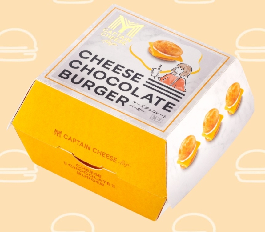 Captain Sweets Burger 芝士朱古力味 3件裝