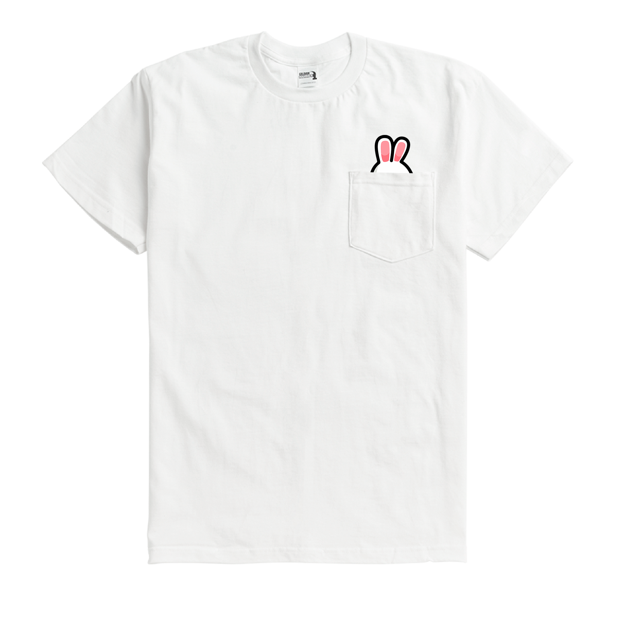 Crab x LIHKG | 動物口袋Tee - 連兔 | 連豬 連牛 連狗 連貓 連鼠 連虎 T-Shirt | 本土衣服品牌
