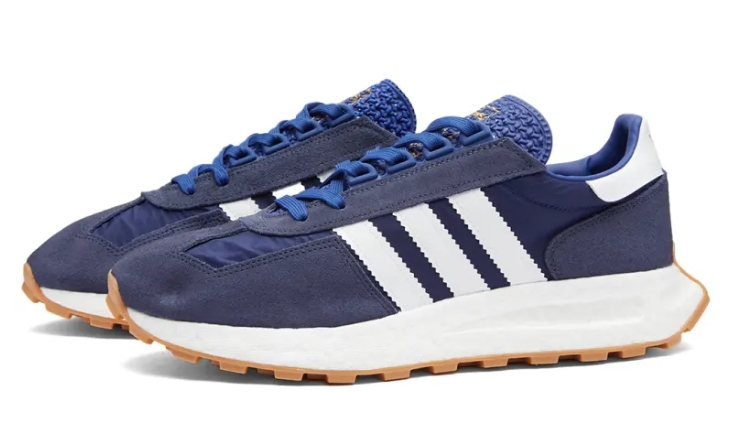 ADIDAS RETROPY E5 復古休閒鞋 跑步鞋 海軍藍 單色拼接 運動鞋 APR-