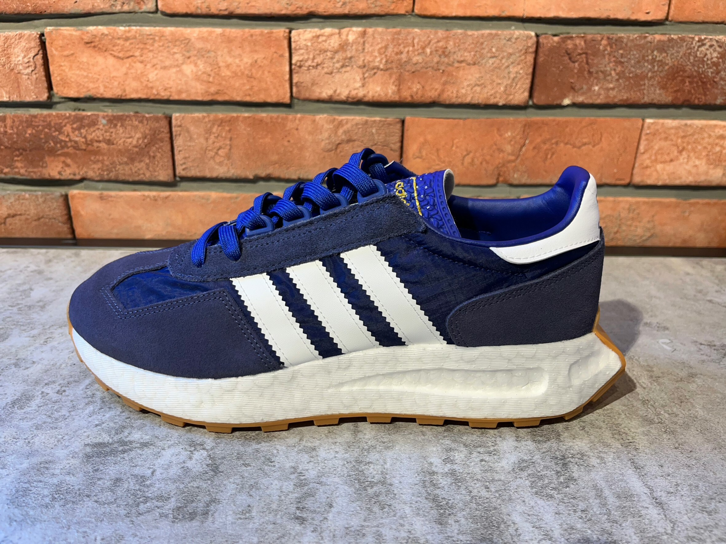 ADIDAS RETROPY E5 復古休閒鞋 跑步鞋 海軍藍 單色拼接 運動鞋 APR-