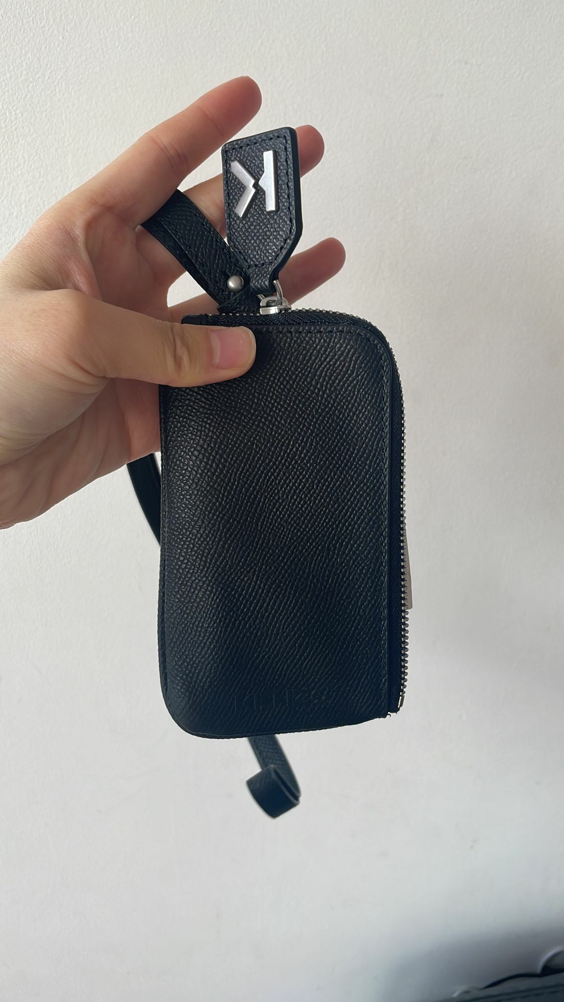 KENZO LEATHER LANYARD WITH SMALL K