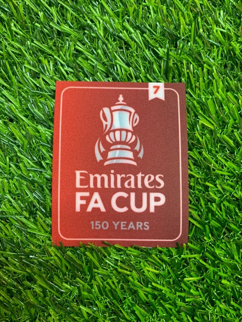 [印字] 2021-22 英格蘭足總盃 7次冠軍 臂章 (利物浦用)