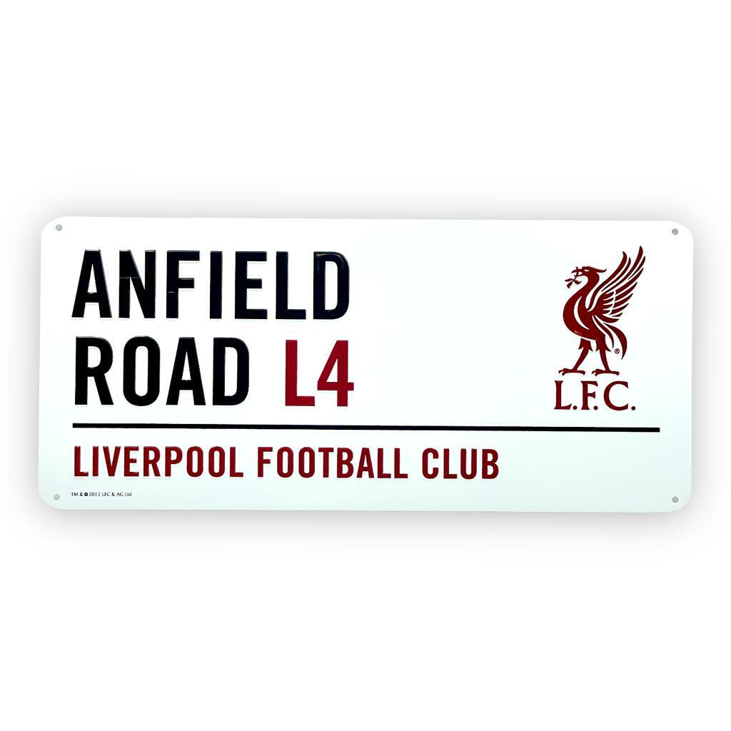 利物浦白色晏菲路球場金屬路牌