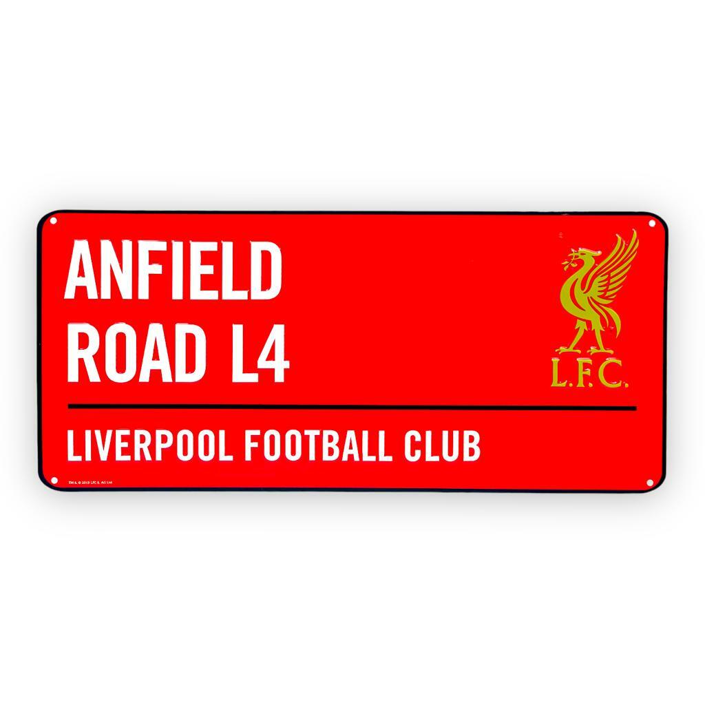 利物浦紅色晏菲路球場金屬路牌