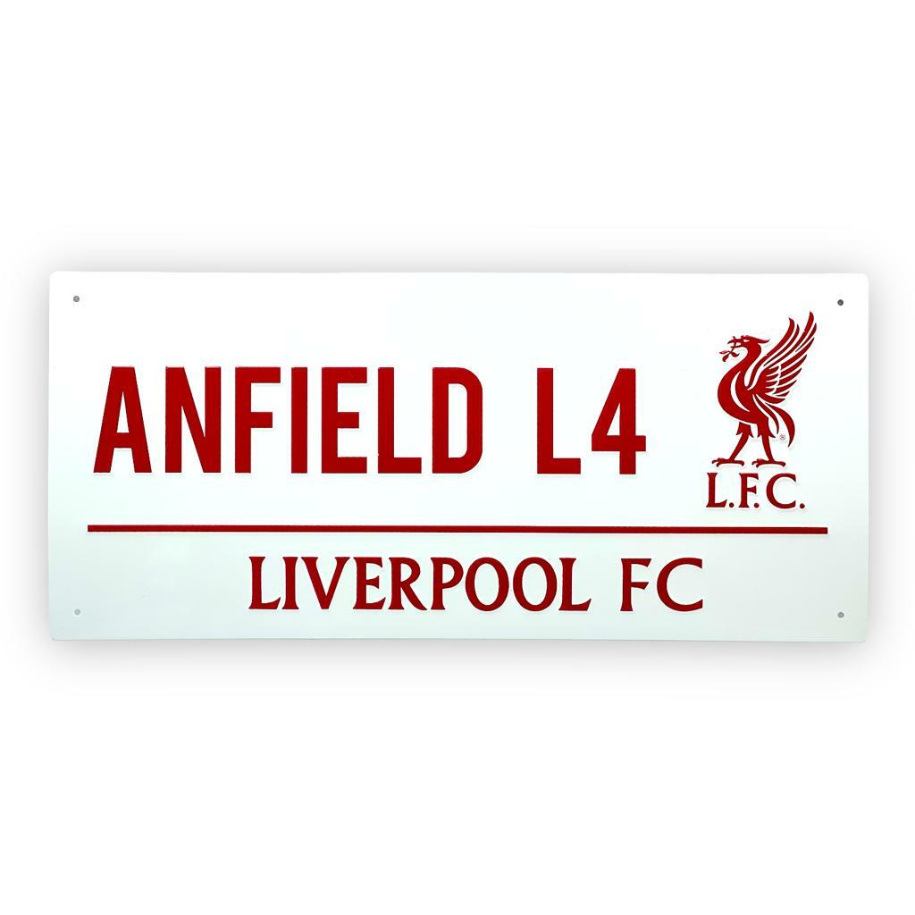 利物浦白色晏菲路L4金屬牌