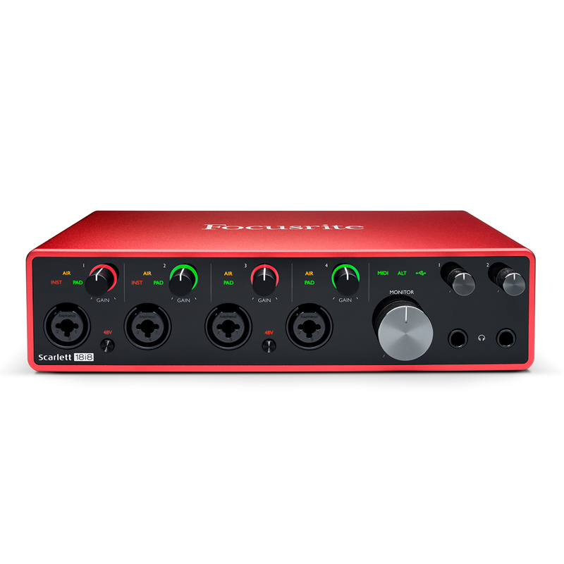 Focusrite Scarlett 18i8 錄音介面