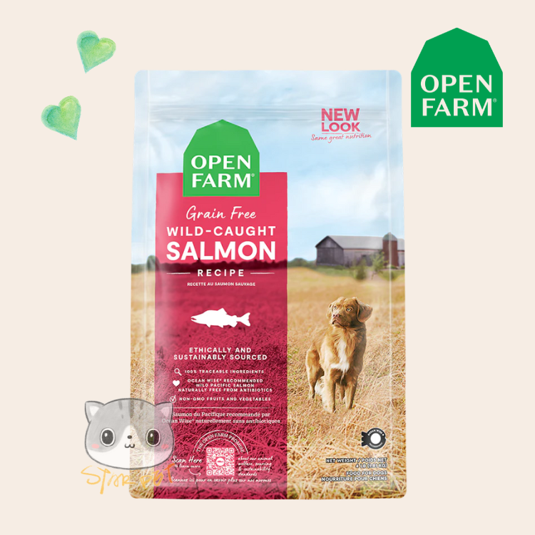 Open Farm Dry Dog Food - Wild-Caught Salmon 4lb