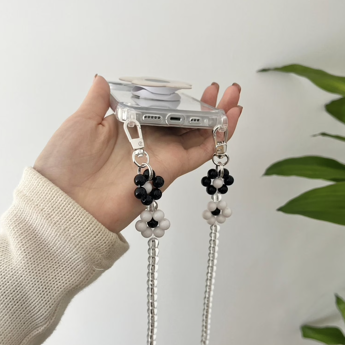 日本選物| 人氣小花花手機掛繩 ( 6色入 )