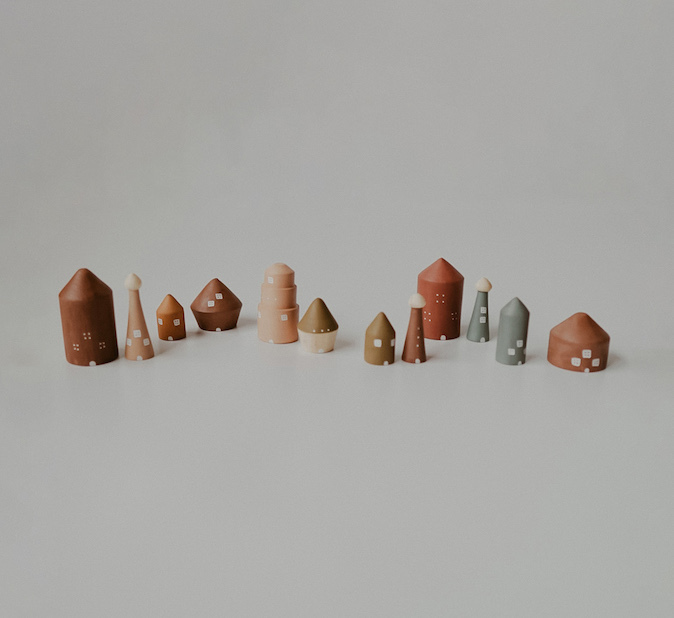 村庄房子系列 | 回收木玩