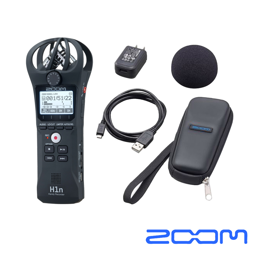 ZOOM H1n-VP 專業錄音筆 套組