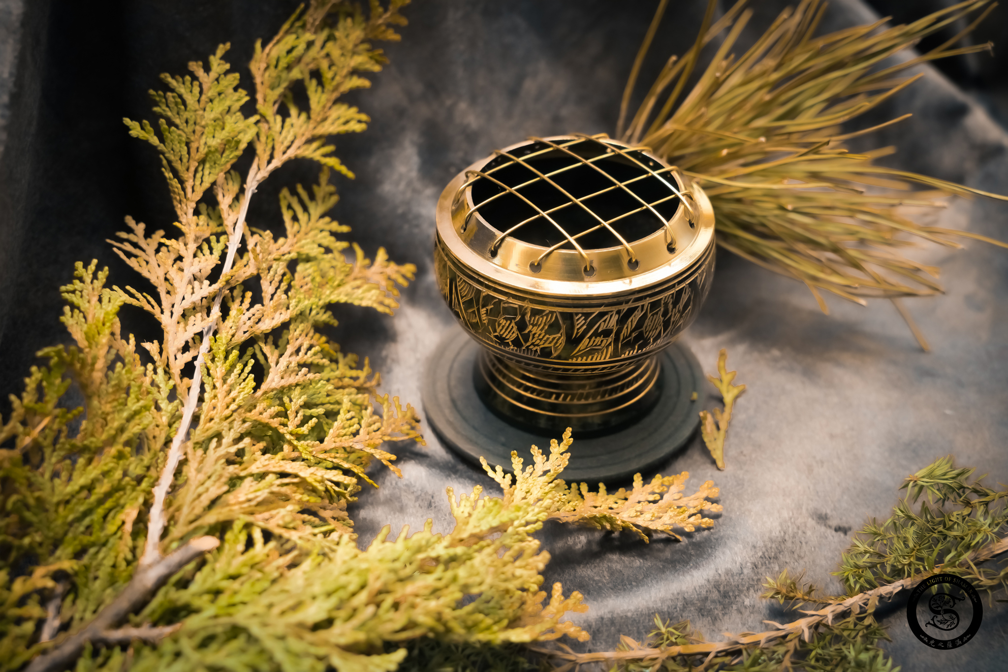 精緻奢華雕花碳餅專用香台 展現出高貴典雅的氣質散發藝術品味 - 光之薩滿