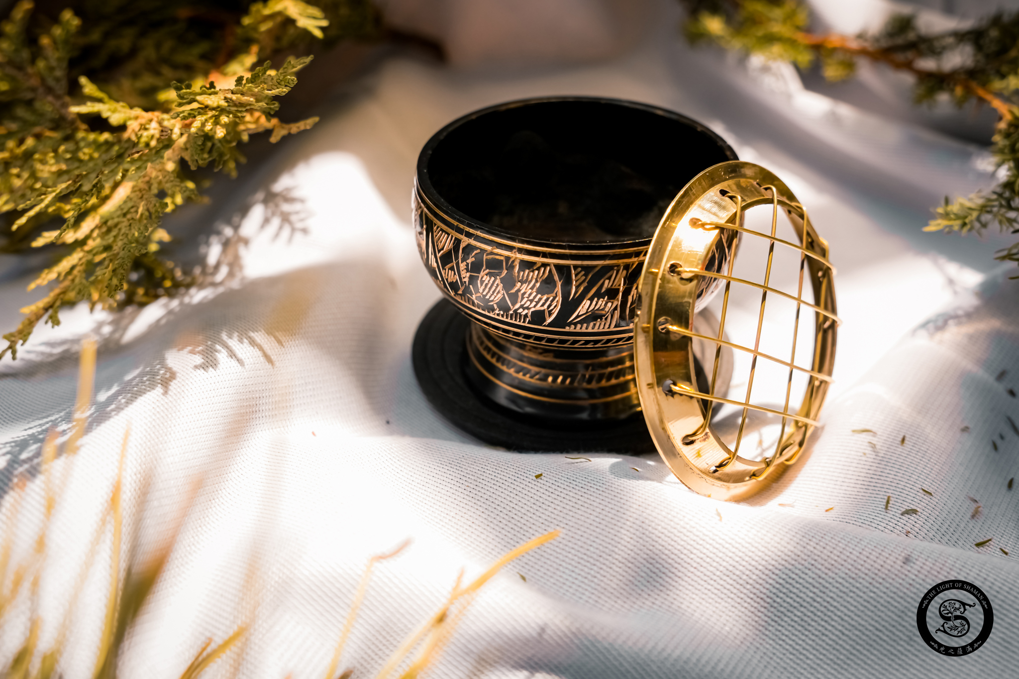 精緻奢華雕花碳餅專用香台 展現出高貴典雅的氣質散發藝術品味 - 光之薩滿