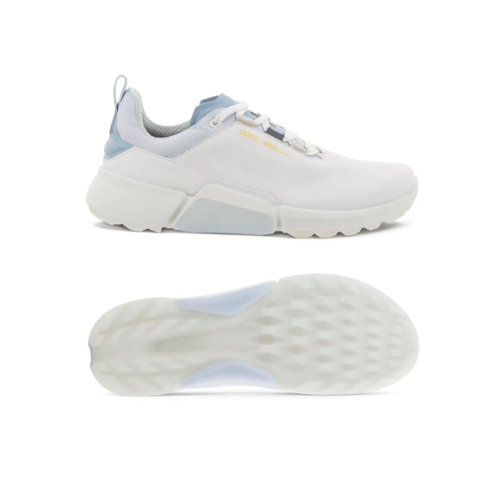 女款 4M/ECCO正品/LPGA高寶錦代言同款/ECCO BIOM H4 GORE-TEX LADIES GOLF SHOE WHITE/AIR/防水軟釘高爾夫球鞋