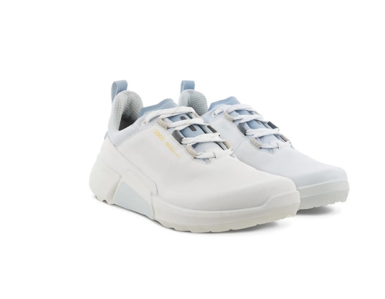 女款 4M/ECCO正品/LPGA高寶錦代言同款/ECCO BIOM H4 GORE-TEX LADIES GOLF SHOE WHITE/AIR/防水軟釘高爾夫球鞋