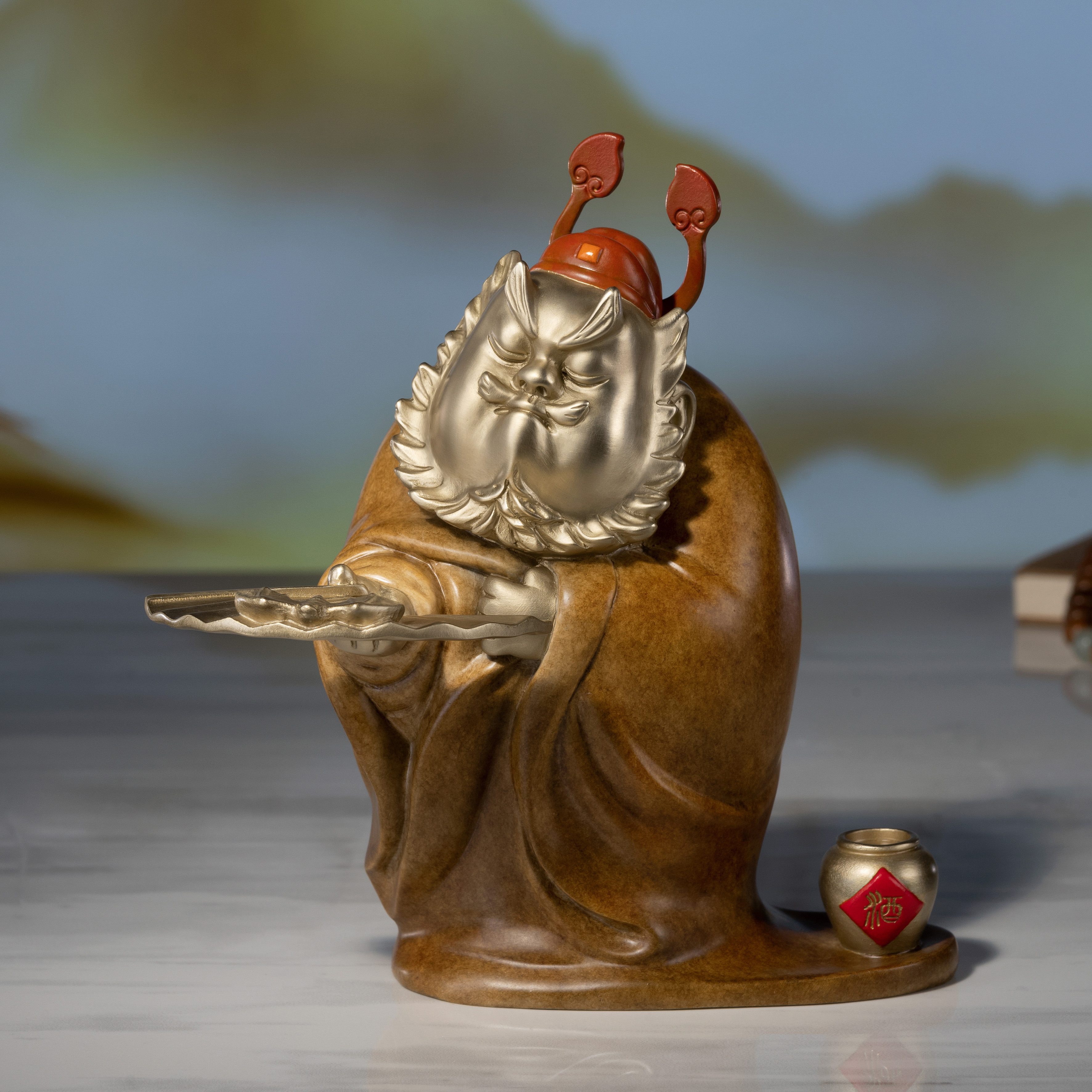 福到(鍾馗香插)