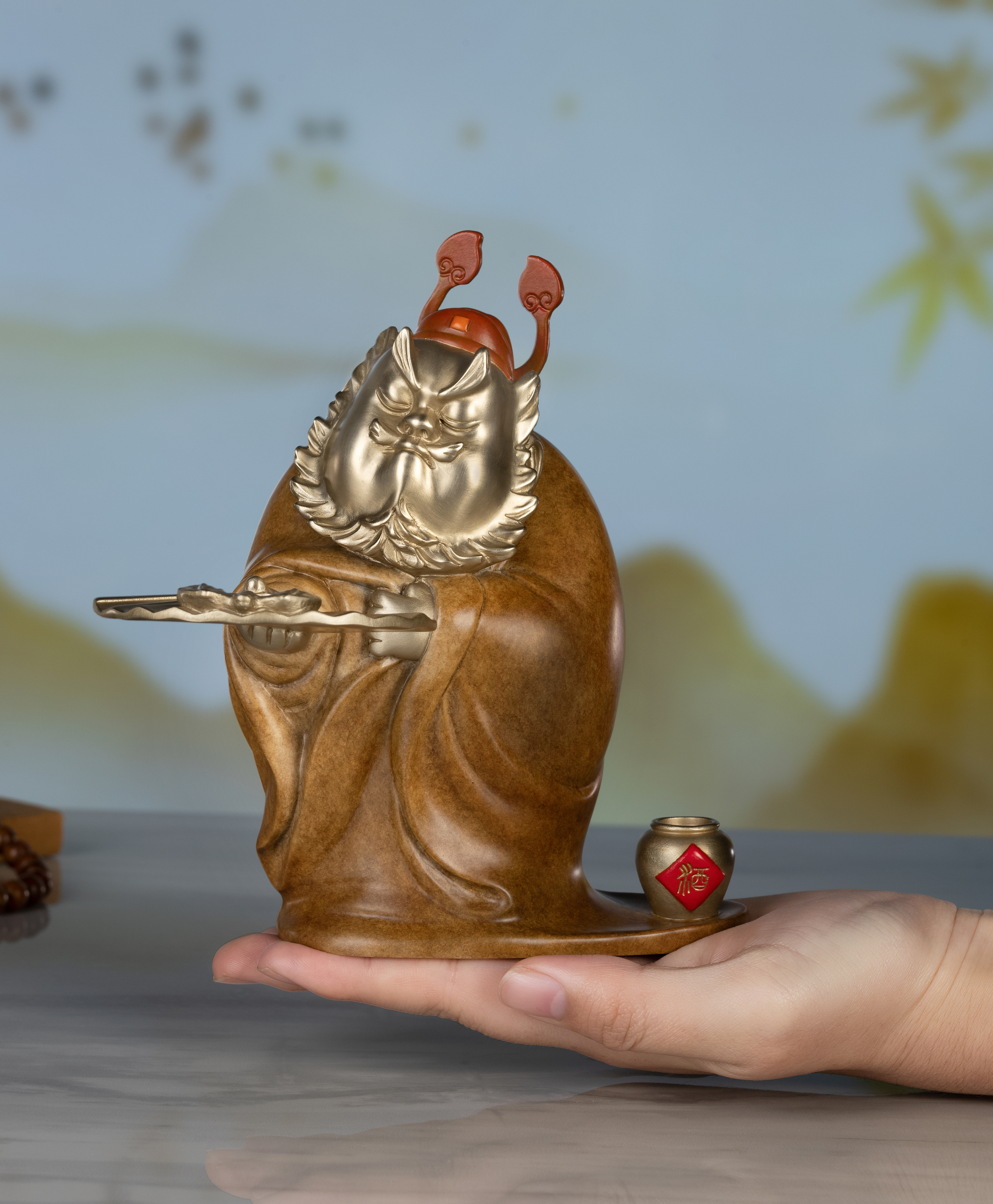 福到(鍾馗香插)