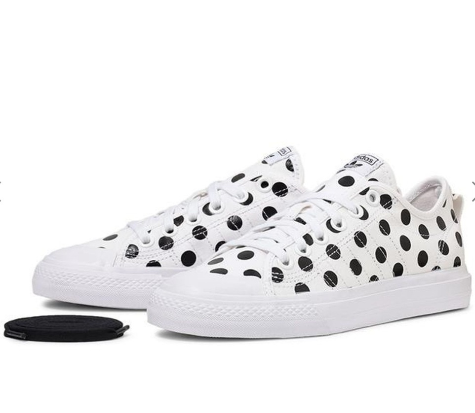 ADIDAS NIZZA RF Nizza Pop Polka Dot Lightweight Campus 白色