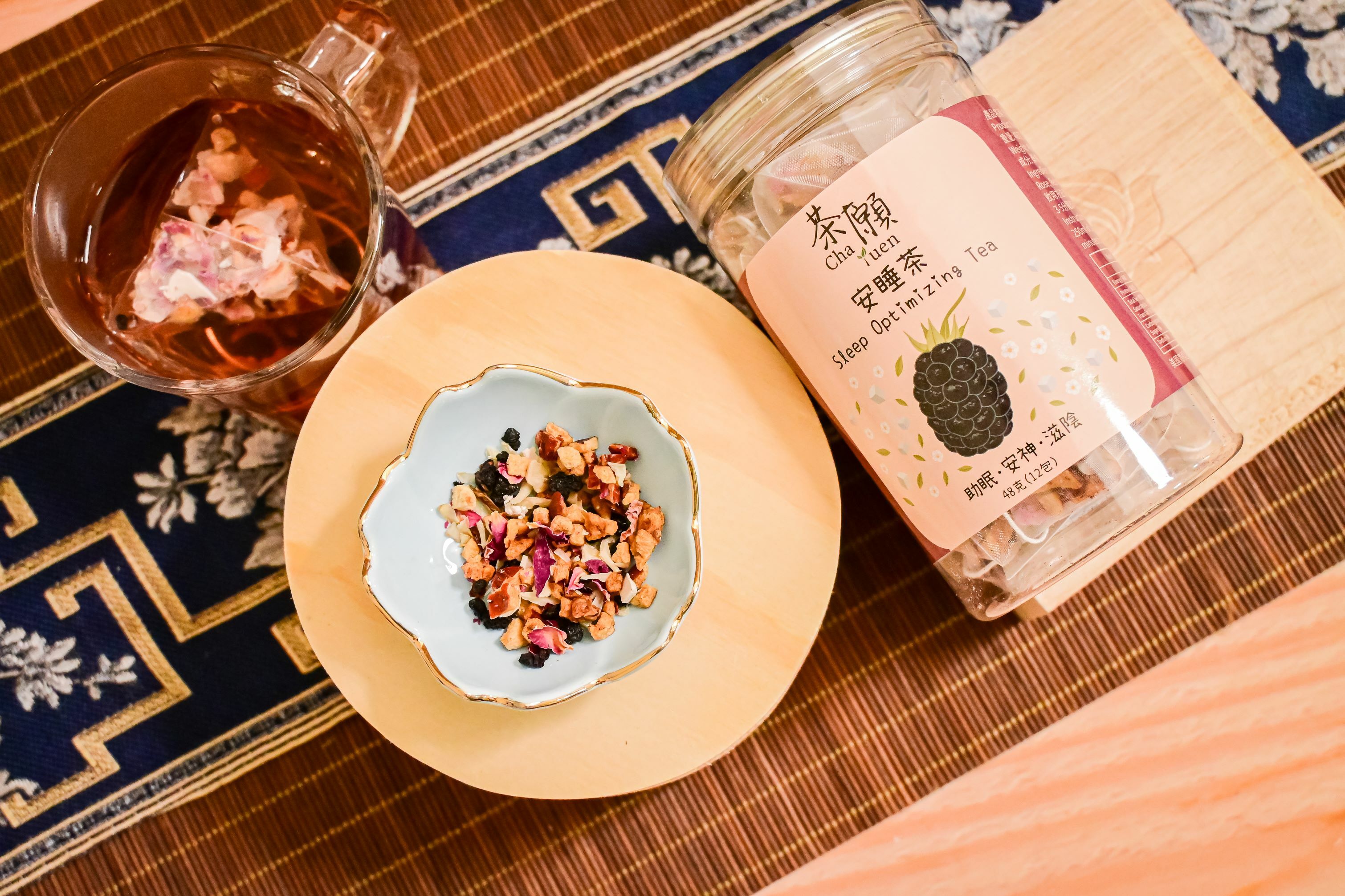 茶願 - 安睡茶 三角茶包(12包裝) 安神助眠 滋陰補血
