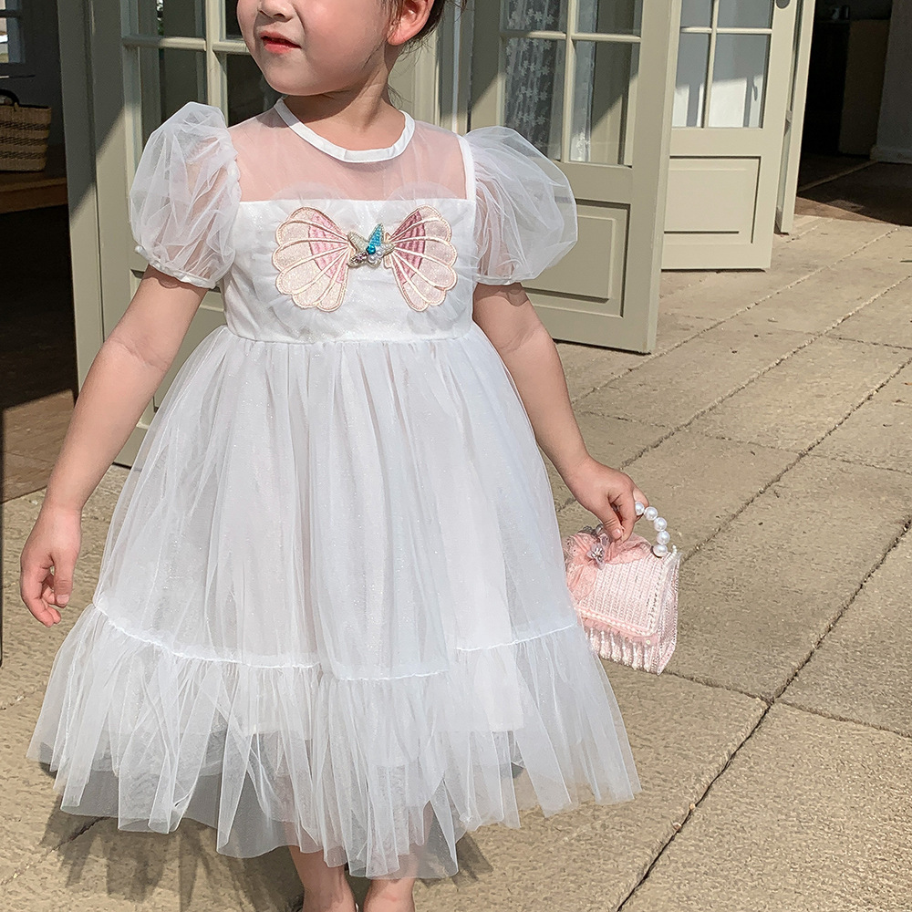 H123WE_SS23_C🦋白色蝴蝶公主紗裙(pre-order)