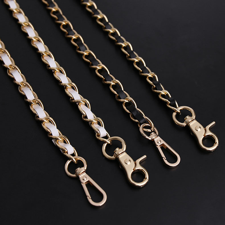 小香包包鏈條配件diy肩帶穿皮小香風斜挎包鏈子單買