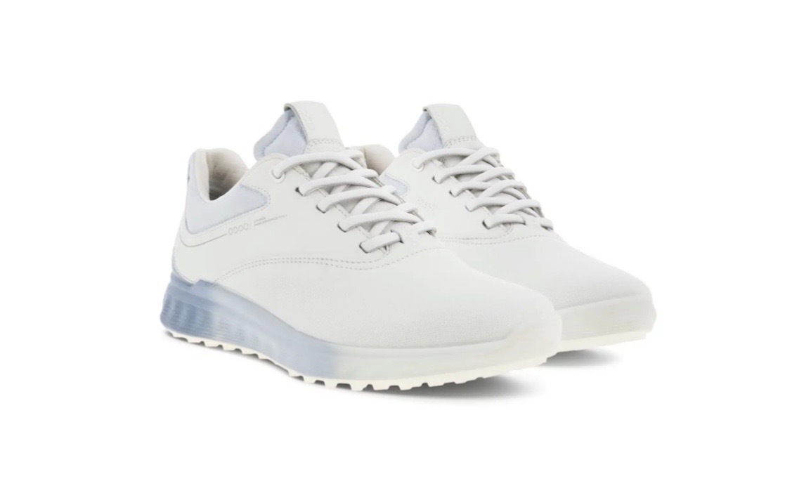 女款 4M/ECCO正品/LPGA球后高寶錦代言同款/ECCO S-THREE GORE-TEX LADIES GOLF SHOES/防水軟釘高爾夫球鞋