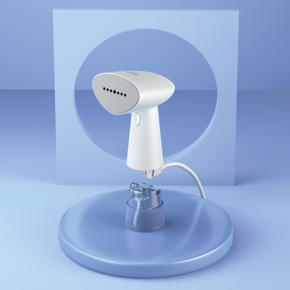 | PHILIPS 飛利浦手持迷你輕巧掛燙機 小輕新-STH1000/10 | 一鍵啟動 X 小巧省力​