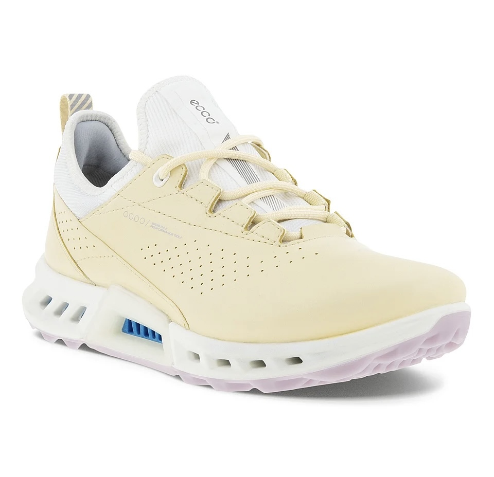 女款 4M/ECCO正品/LPGA球后高寶錦代言同款/ECCO BIOM C4 GORE-TEX LADIES GOLF SHOE /防水360度透氣軟釘高爾夫球鞋