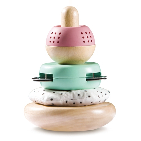 【樂森藥局】德國 HAPE 堆疊塔 木製玩具