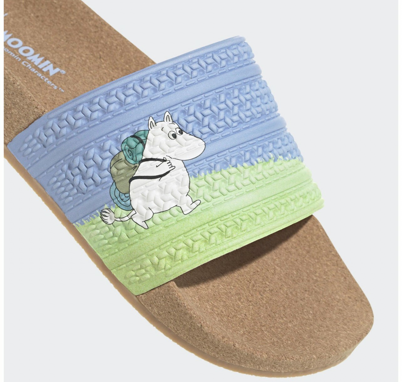 ADIDAS Moomin x Adilette 運動拖鞋 軟木塞拖鞋 卡通 ID4207 APR-